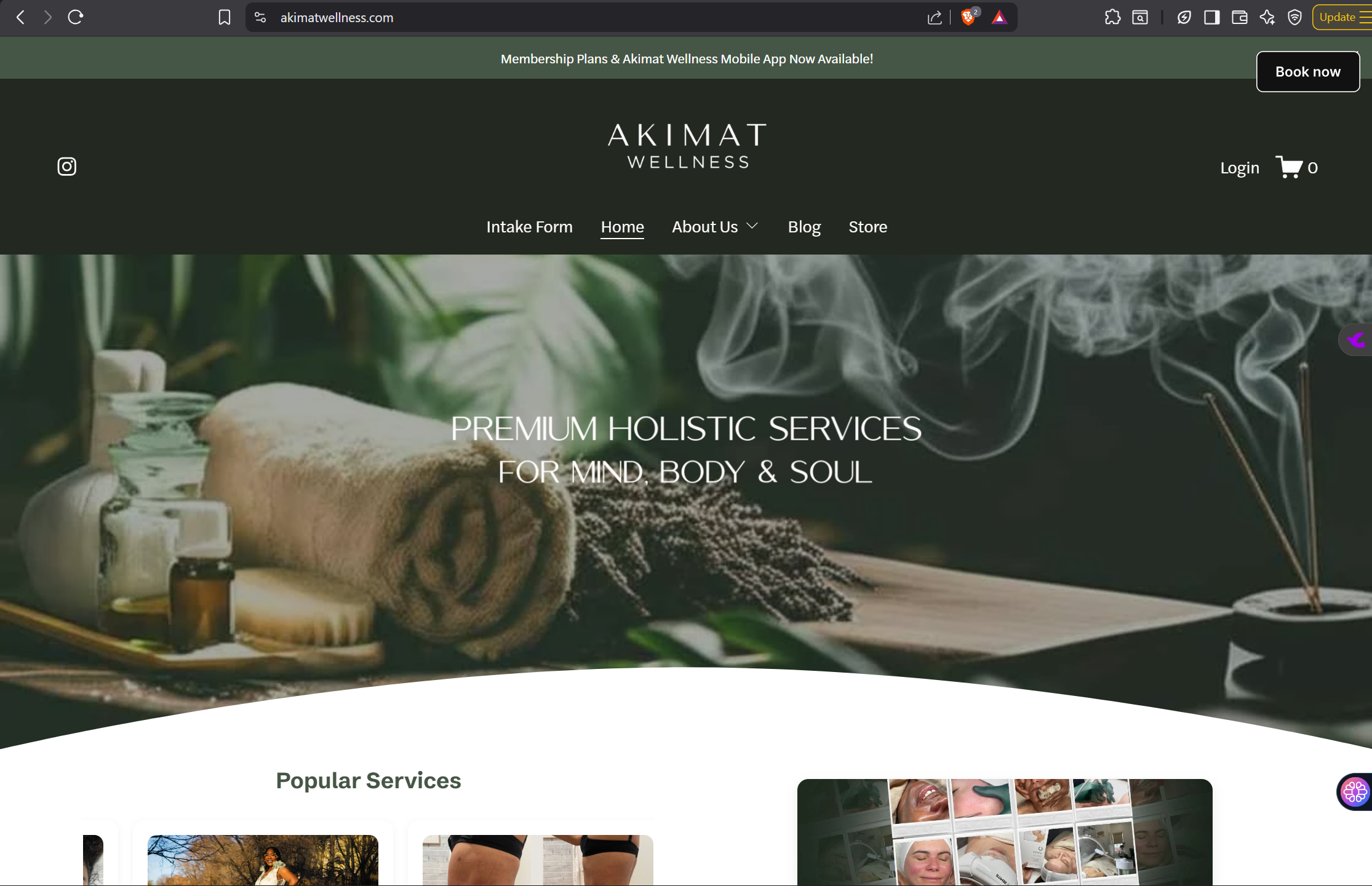 Spa Website Design